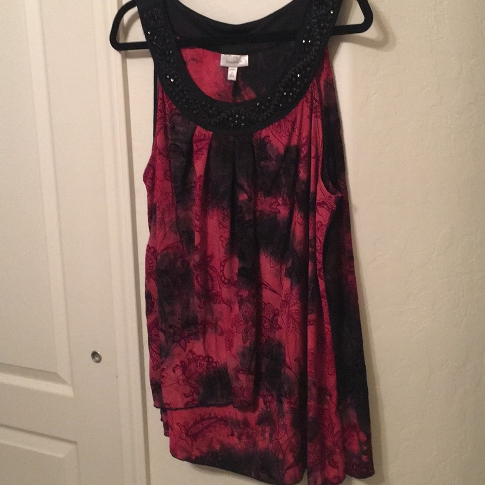 Velvet burnout top